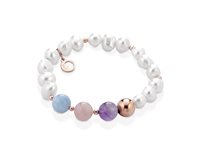 Bracciale Lelune Donna Violetta Silver in Argento Perla LGBR435 - LGBR435